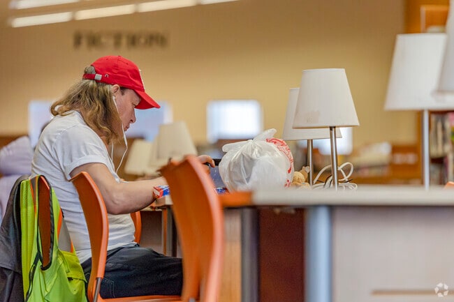 Puyallup Public Library has a beautiful updated facility for locals to peruse.
