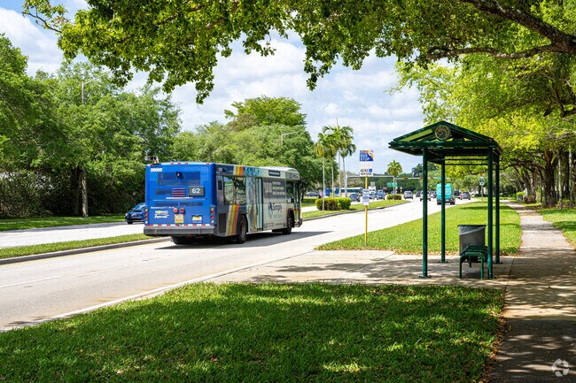 There are several bus stops situated on Atlantic Boulevard in Cypress Glen.