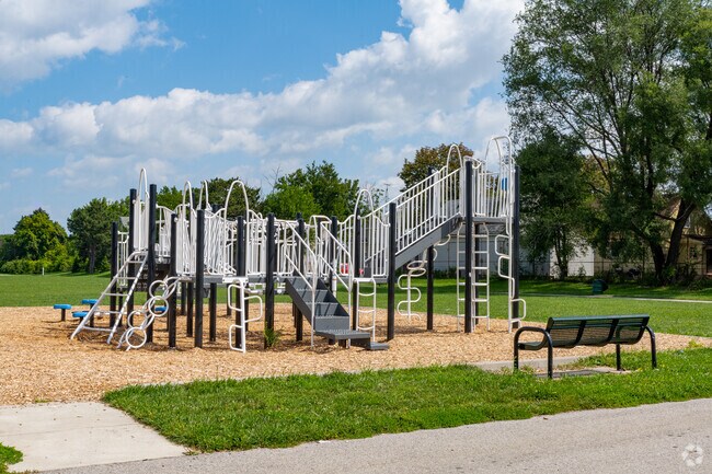 Playground at Joe E Brown Park in Lagrange, Ohio.