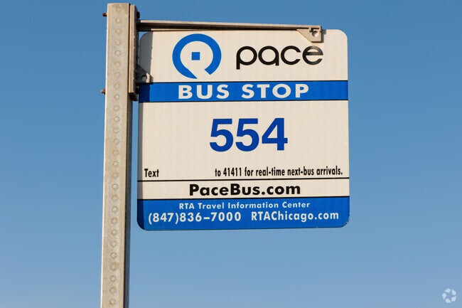 Along Barrington Road, residents can also catch a Pace Stop.
