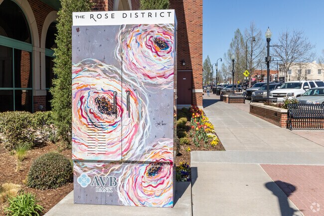Downtown Broken Arrow is known as the Rose District and is brimming with murals and sculpture.