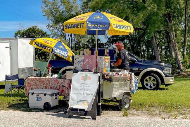 Paulie’s Hot Dogs serves classic fare just minutes from West Gate Estates.