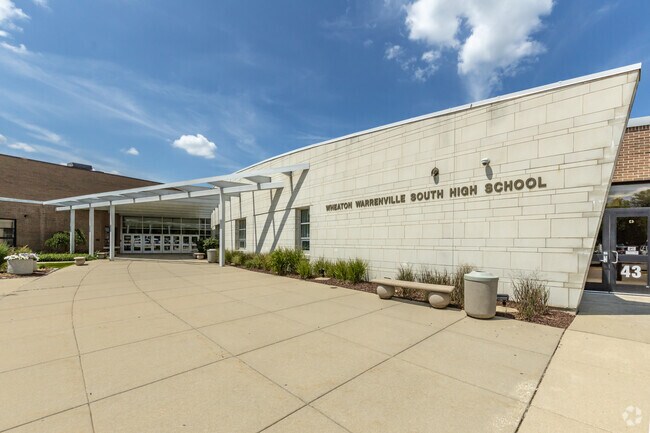 Wheaton Warrenville South High School challenges and encourages children to learn.