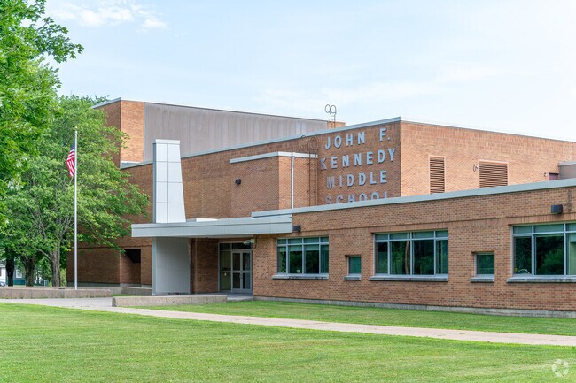 Cornhill students continue their education at John F. Kennedy Middle School.