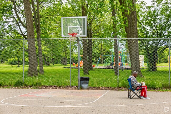 The open spaces at Cook Park are used in a variety of ways by residents of the neighborhood.