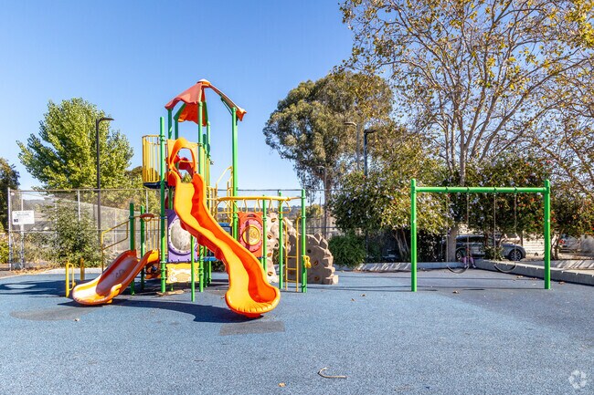 The Rainbow Recreation Center has a wonderful playground for kids.