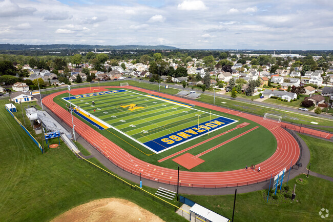 Manville High School football field home of the Mustangs.