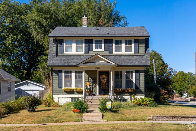 Fully renovated three-story farmhouses have recently sold for around $500,000.