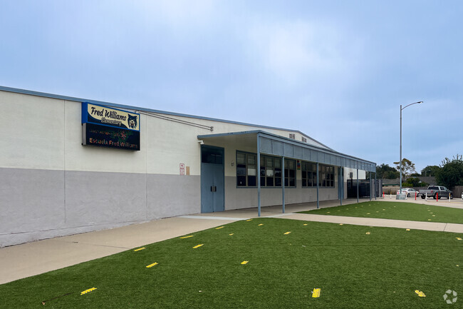 Entrance to Fred Williams Elementary School in Oxnard.