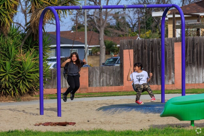 Jackson Park is a neighborhood green space with a playground and is a favorite place to walk.