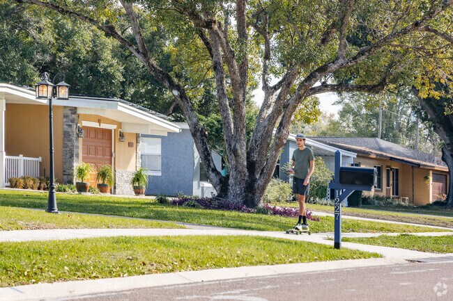 Local kids love to skate board down the streets of Bear Lake.