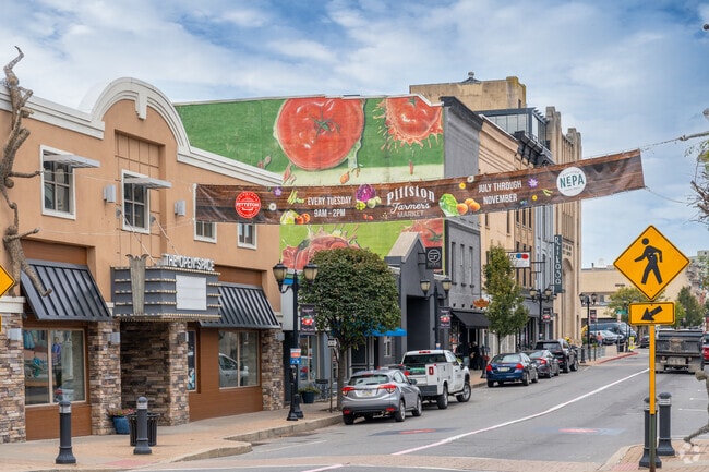 Neighbors from Hughestown can head over to nearby Pittston City for entertainment.