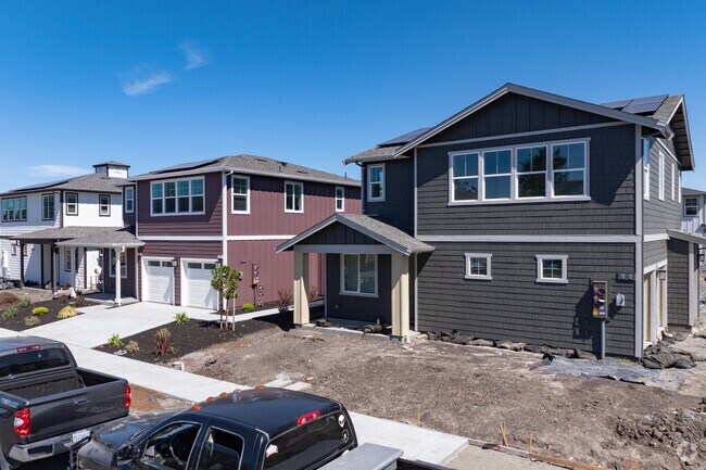 Contemporary homes are being built in large numbers in Santa Rosa's Roseland neighborhood.