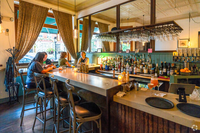 Oakes & Eveleyn, near College Hill, is an upscale bar and restaurant serving small plates.
