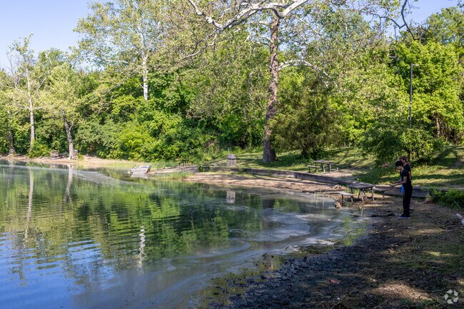 Fishing at Lake Isabella.