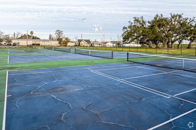 Play a game of tennis at Monsanto Park.