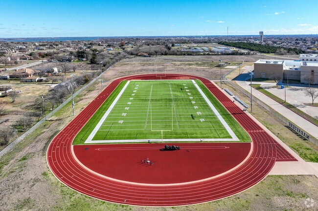 The students at Frank McMillan Junior High School has the opportunity to play football.