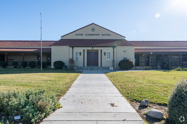 At Alpine Elementary, 28% of students scored at or above the proficient level for reading.