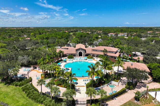 The clubhouse pool in the Evergene neighborhood is a welcomed amenity for locals to enjoy.