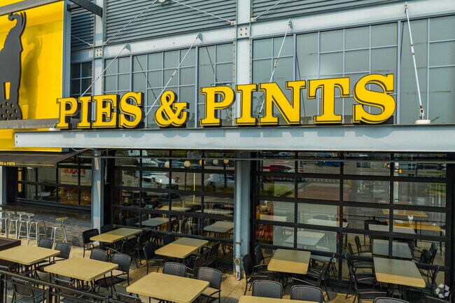 Easton Town Center near Minerva Park is a popular hub for shopping and dining experiences.