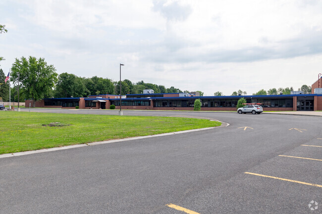 The John E. Joy Elementary School serves about 365 students in Rome, New York.