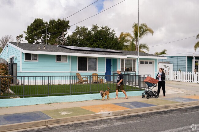The streets are full of families enjoying the weather in East Side Capistrano.