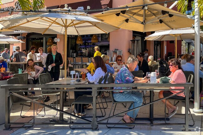 Tommy Bahama restaurant is close by Spring Creek Village in the Coconut Point Mall.
