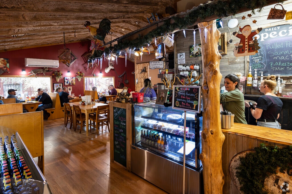 The atmosphere at the Treehouse cafe is casual and you can enjoy great comfort food.