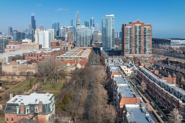 Prairie District is located in the south loop and just a short ways from downtown Chicago.