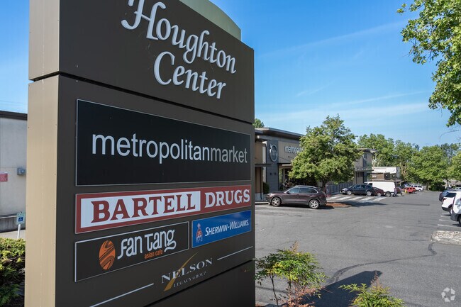 Central Houghton's Houghton Center is home to Metropolitan Market, among other retailers.