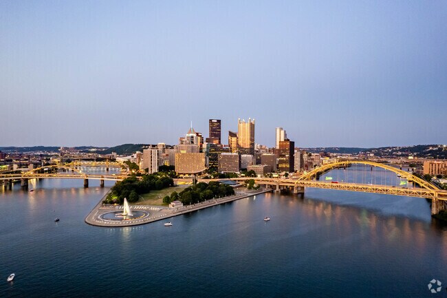 Pittsburgh is just over 60 miles southeast of Columbiana.