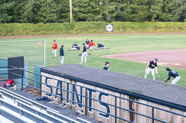 Students of all ages enjoy the baseball fields at Walt Morey Middle School.