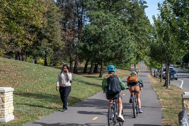 Bike or walk in Saint Anthony Park, which has numerous trails and paths to get around.