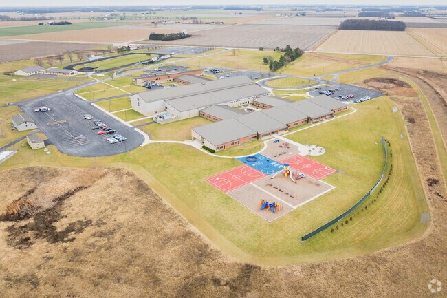 Lakota Middle School playground and building