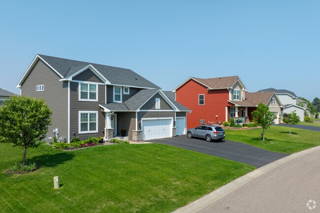 Homes in Oak Grove sit on spacious lots with tidy yards.
