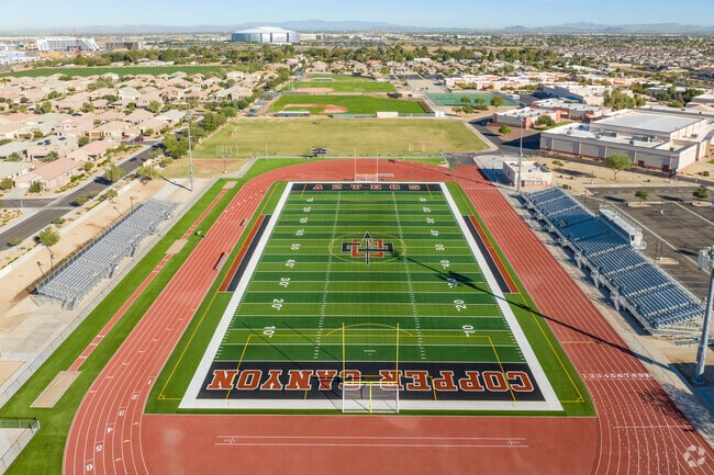 Glendale’s Copper Canyon High School is home of the Aztecs.