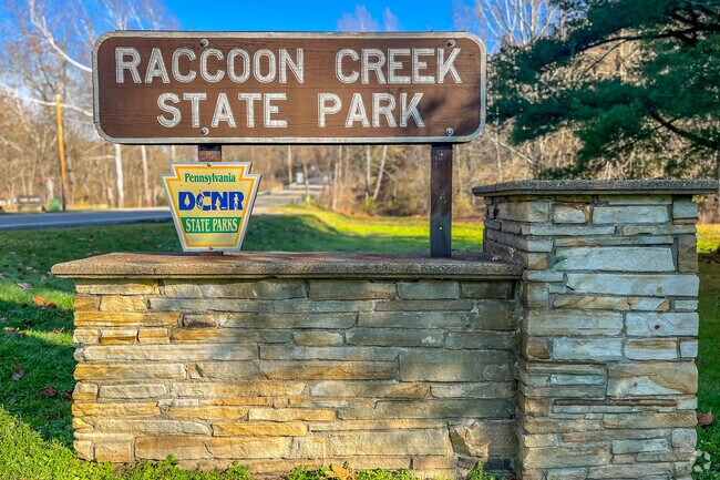 Spend time outdoors at Racoon Creek State Park in Potter-Shippingport.