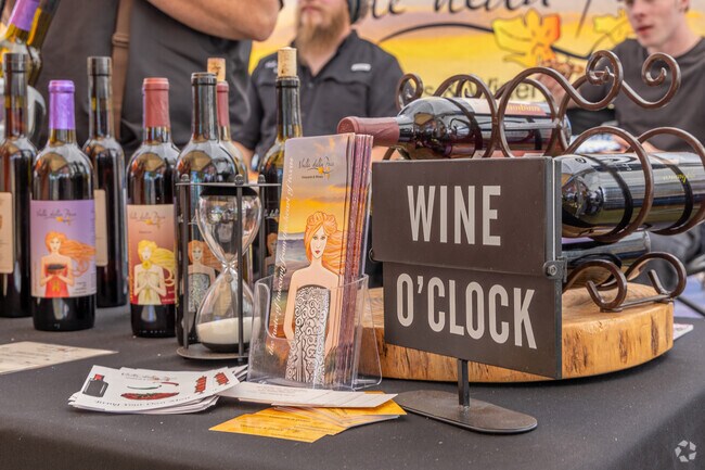 Area wine makers are ready with samples in Downtown Lindale's Piney Woods Wine Festival.