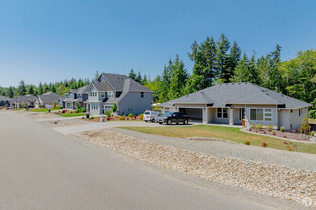 Newly built homes in gated communities are also common in the Silverdale area.