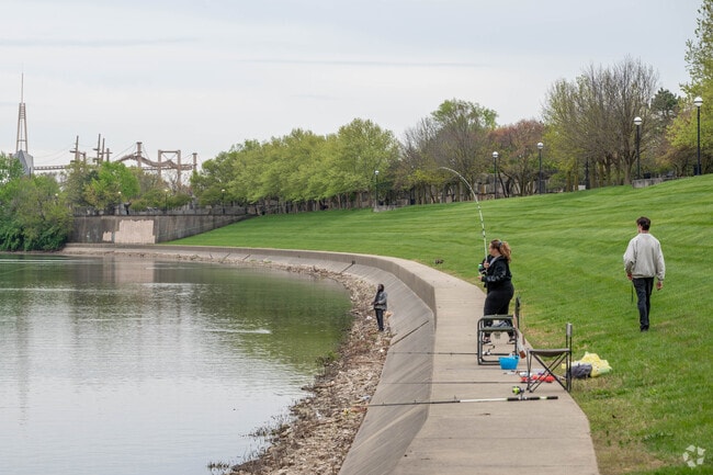 Fishing is a fun way to pass the time in Stringtown.