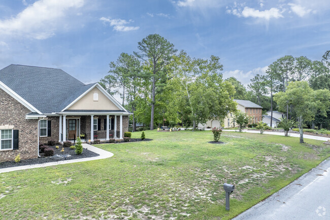 Homes in the Spring Valley neighborhoods have wide lots offering privacy from neighbors.