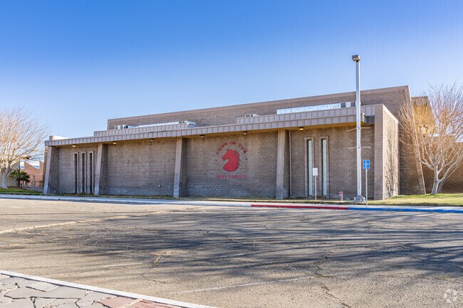 The gym at Mojave High School hosts several community events.