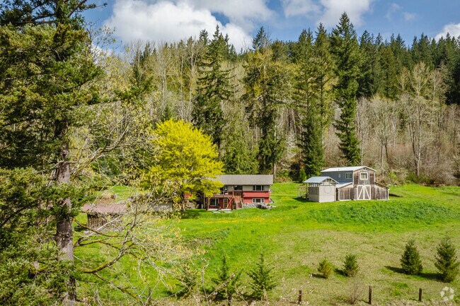 Fall City Orchard properties often have a decent amount of acreage for residents to develop.