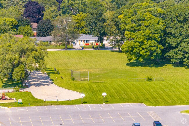 John Paul II Academy offers students ample green-space to enjoy in Racine, WI.