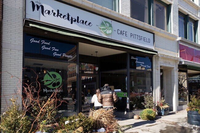 Marketplace Cafe is a popular lunch spot on North Street in downtown Pittsfield.