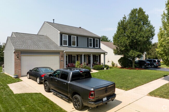 Long driveways give Blackberry Countryside homes plenty of space to park large vehicles.