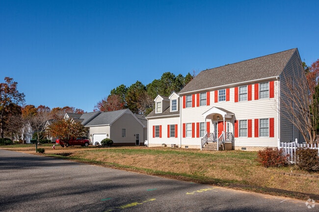 Colonial style homes stand out in Centerville.