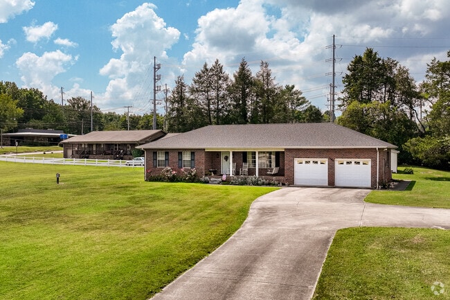 Ranch-style homes dominate Luttrell’s neighborhoods with their low profiles and charm.