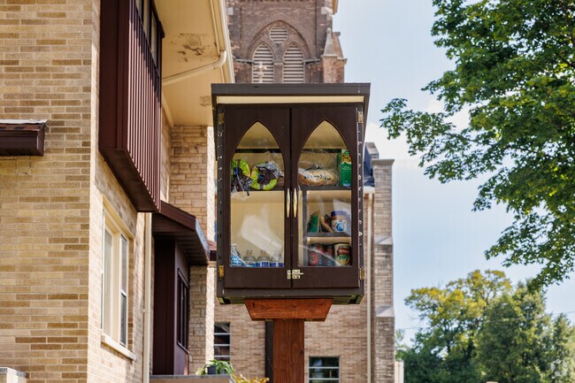 Residents in Historic Central are community-minded with free pantries.