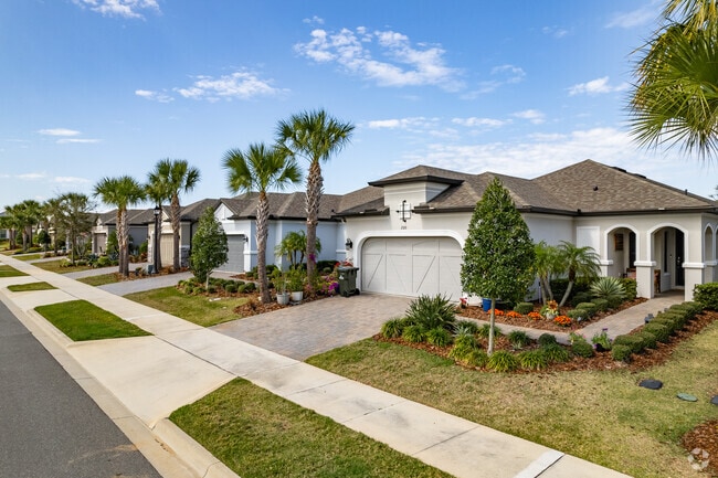 A beautiful row of Spanish-style bungalows in Minneola.